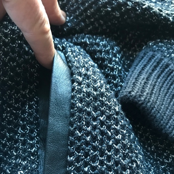 Rag & Bone Lamb Leather Knit Jacket - Picture 7 of 7